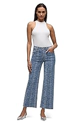 Hudson Women's Rosie High-Rise Wide Leg Ankle