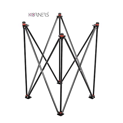 KORNERS Foldable Height Adjustable Carrom Board Stand Professional Easy Fold Hydraulic Premium Quality for Carom