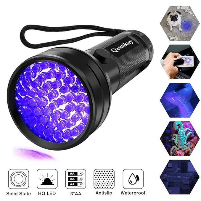 Amazon.com: Luz negra para detección de orina de mascotas ...