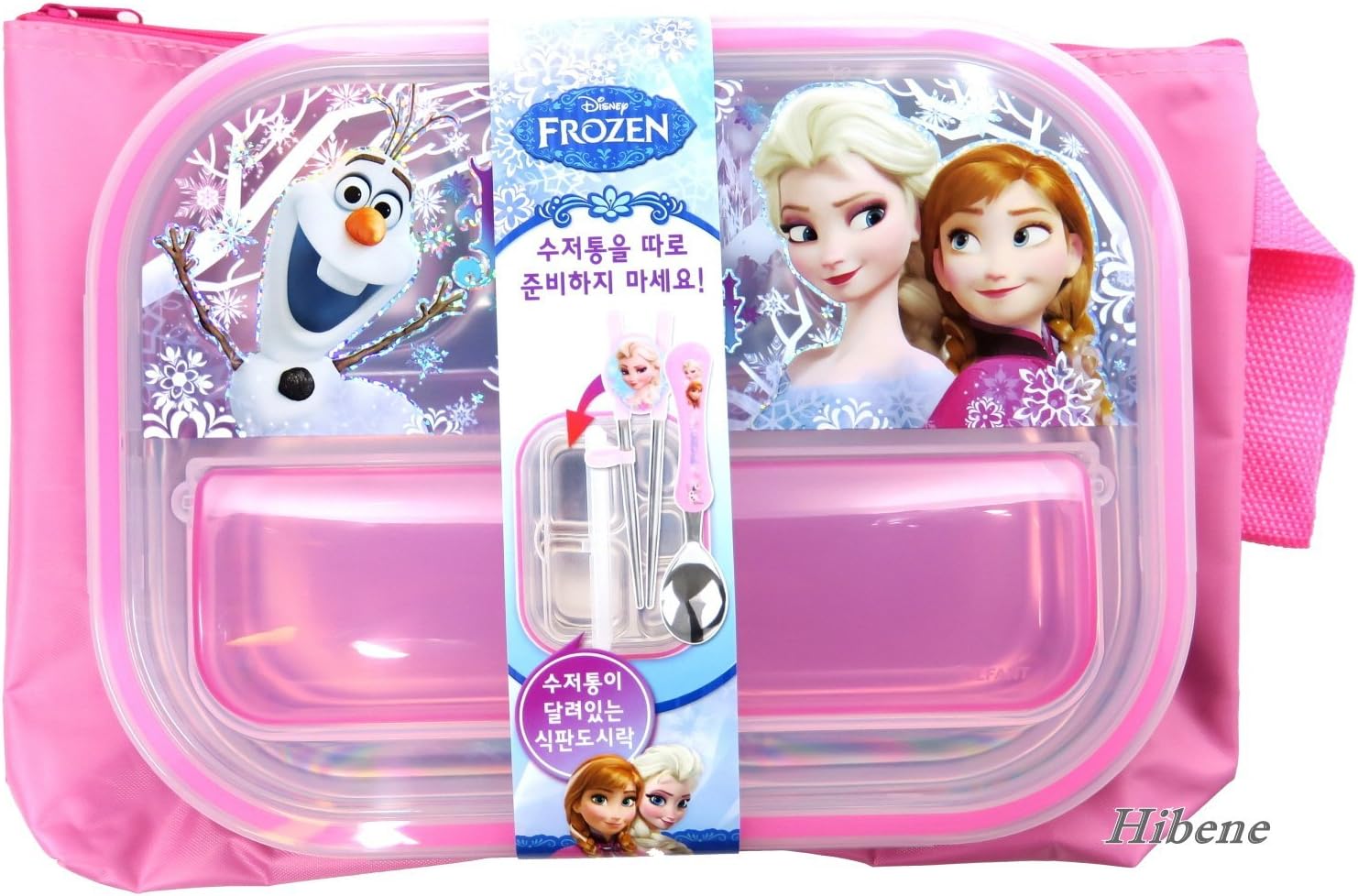 Disney Frozen Stainless Steel Kids School, Camping Food Tray Lunch Box