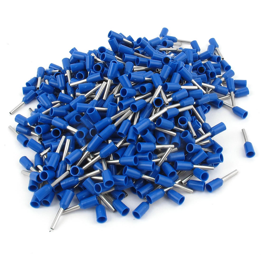 Sourcingmap 500 x Wire Crimp Terminal Insulated Bootlace Ferrule Blue E7508 20AWG