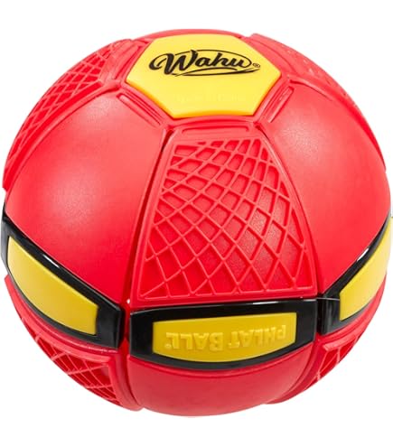 Wahu Flying Saucer Phlat Ball Toy For Junior Kids Ages 5+, Collapsible Time  Delay Frisbee Flying Disc Toy, Throw A Disc Catch A Ball, Assorted Colors