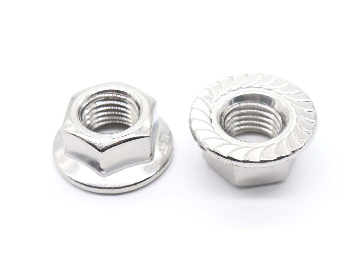 Metric binifiMux 6 Pieces M16 Serrated Hex Flange Lock Nuts 304 Stainless Steel tillescenter