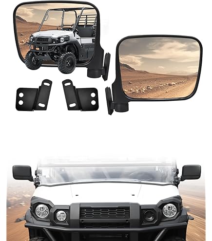 Amazon.com: Kawasaki Side Mirror Set for MULE PRO FXT, FX, DXT, DX