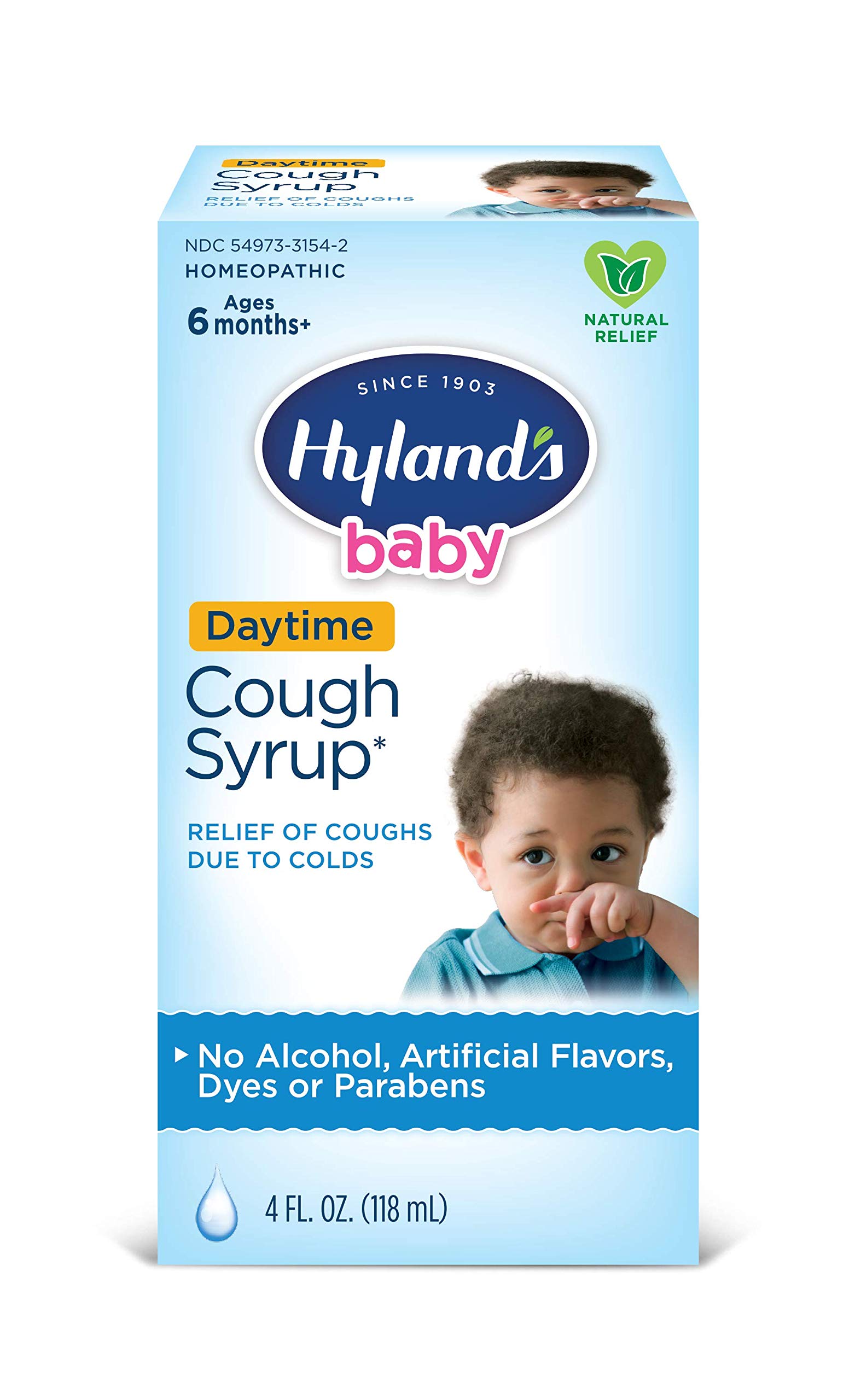 Infant and Baby Cold Medicine, Cough Syrup, Hyland's Baby, Natural