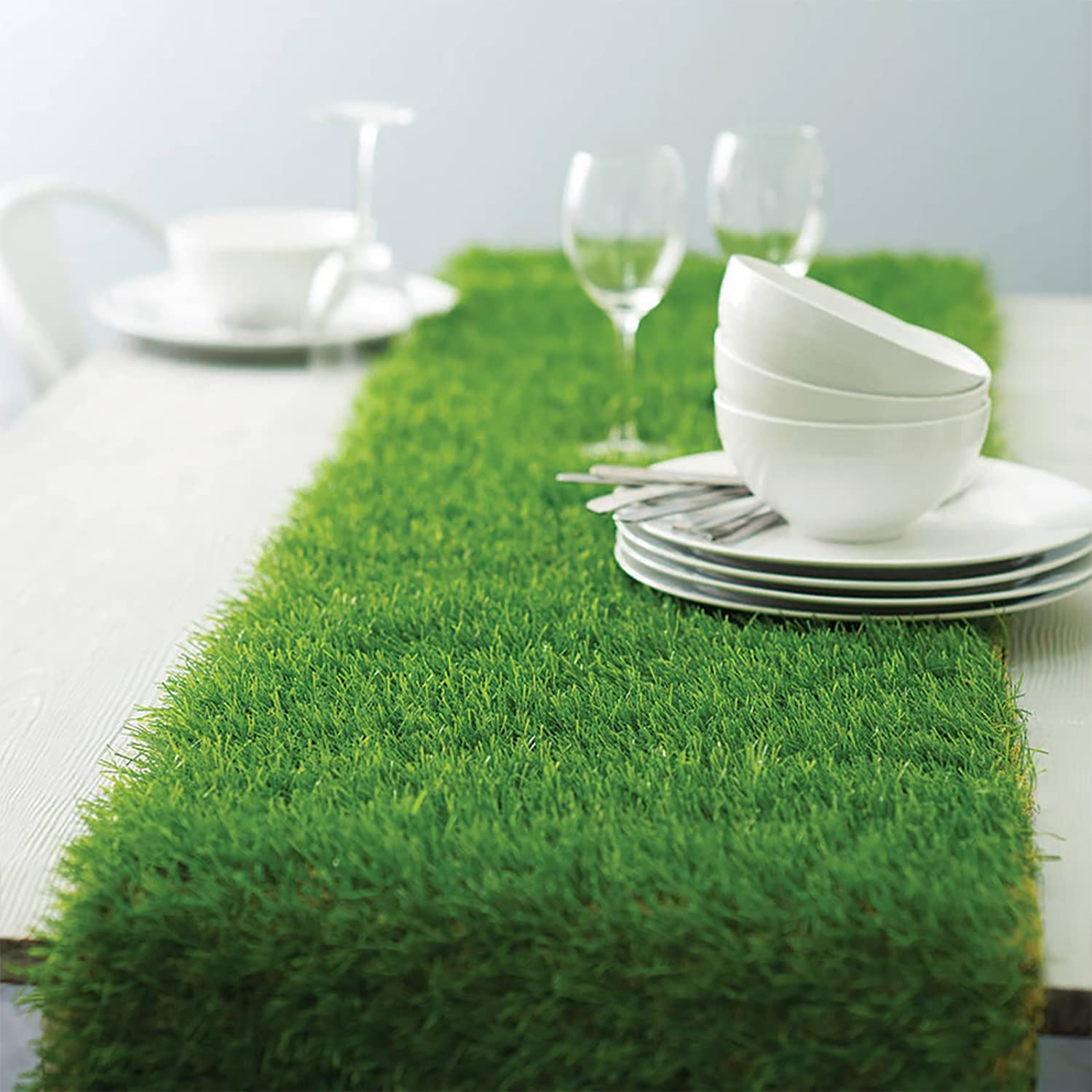 Buy Weave & Decor Artificial Grass Runner for Dining Table & Place mats