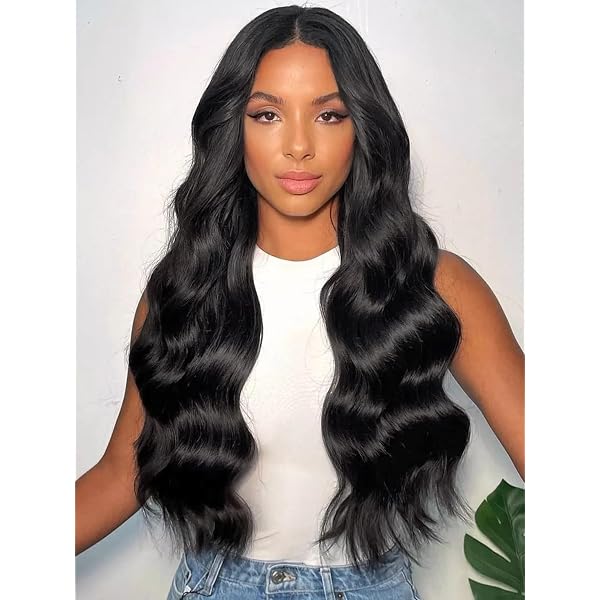 Amazon.com: XIXIBI Long Black Wigs for Women, Lace Hairline
