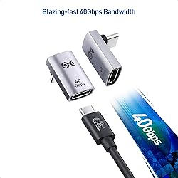 Cable Matters 2-Pack 40Gbps Right Angle USB C
