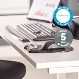 Fellowes Crystals Gel Mouse Mat Wrist Support Black - Non Slip Base view 5