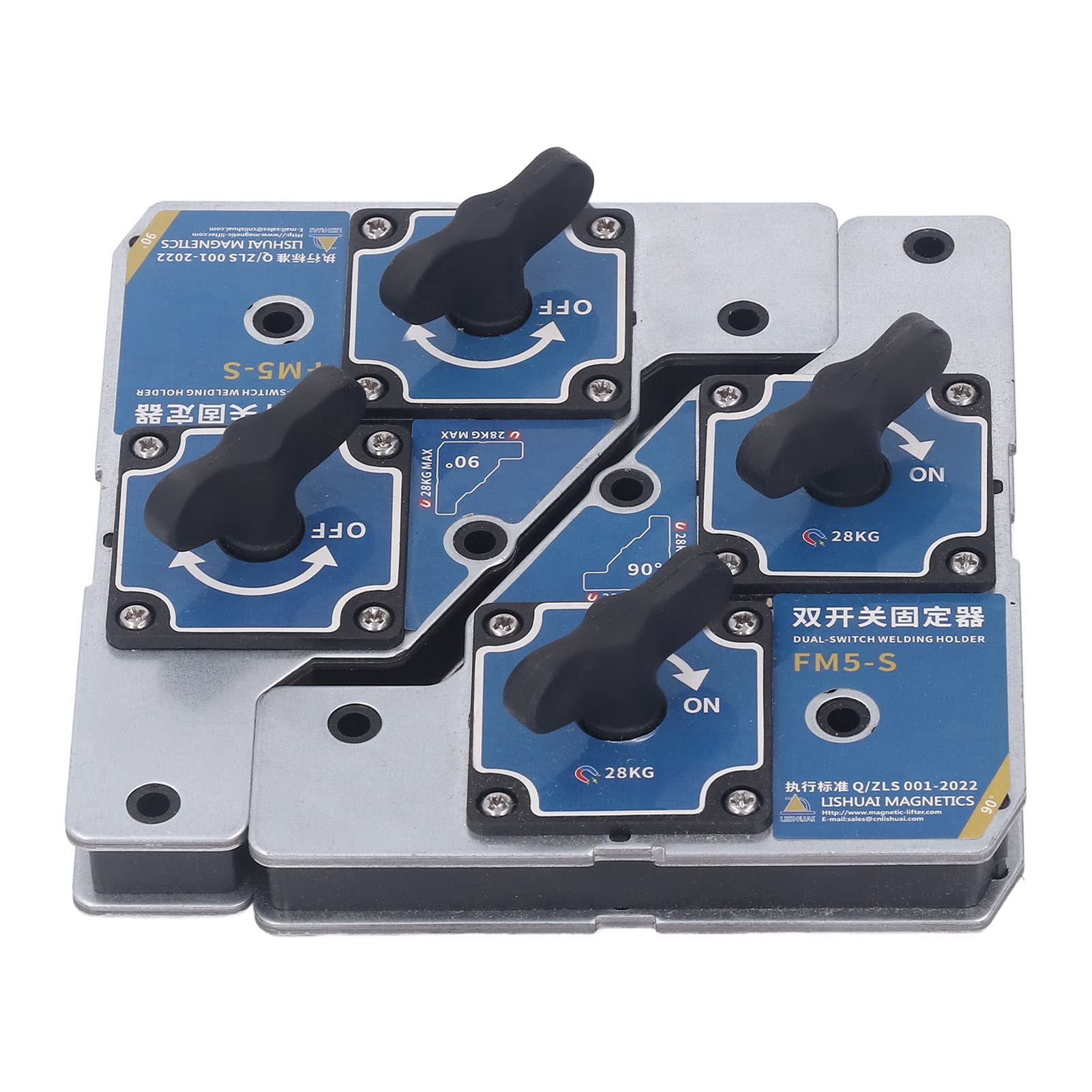 Welder Angle Support, 2 Switch 2Pcs Welding Magnet for Metal