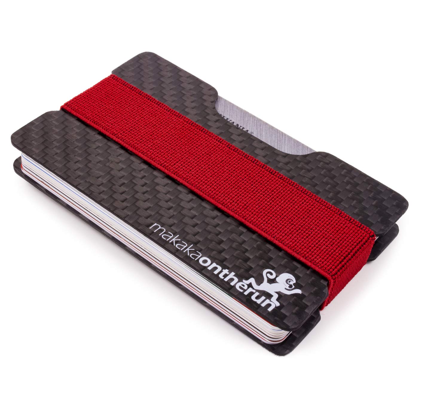 Ultra-Slim Minimalist Card Holder (Real Carbon Fibre). NFC & RFID Blocking Protection. (Minimalist Wallet, Slim Credit Card Wallet, Thin Men Card Wallet, Slick Designer Billfold, Mini RFID Card case)