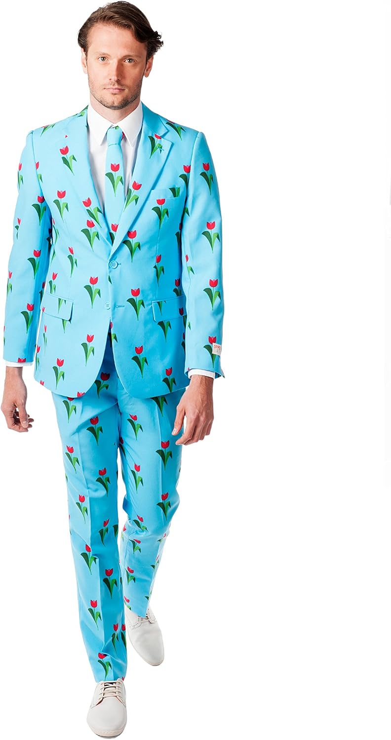 Fun Suits OppoSuits Funny Prom Suits for Men – Tulips from Amsterdam – Comes with ...