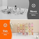 Lifewit 4-Tier Clear Perfume Stand Organizer Vanity Display Shelf view 3