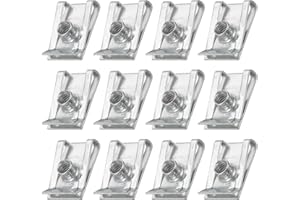 PATIKIL U-Style Clip-On Nut, 12 Pcs M5-0.8 Regular Extruded U-Nut U-Type Fasteners Hardware Nuts Manganese Steel for Automoti