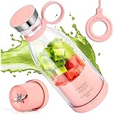 Portable Blender,Fashion Portable Blender for Shakes and Smoothies 11.8 Oz,Magnetic USB Fast Charging Mini Mixer Bottle,Take 