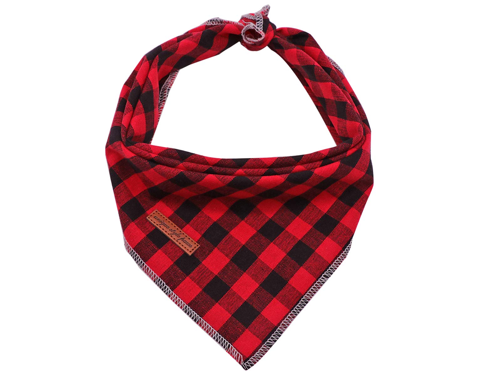 Unique style paws Dog Bandanas 1PC Washable Bibs Scarf, Pet Dog Kerchief, Cotton Triangle Dog Scarfs for Small Medium Large Girl or Boy Dogs and Cats — image 1