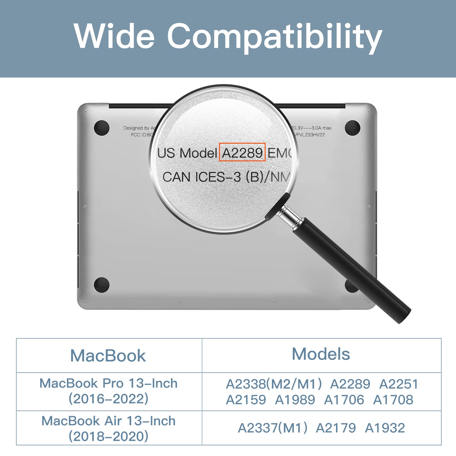 JETech Schutzfolie für MacBook Pro 13 Zoll (Modell 2016-2022, M1/M2) / MacBook Air 13 Zoll (Modell 2018-2020, M1), Blendfreiem Matt PET Displayschutz, Anti Fingerabdruck, 2 Stück