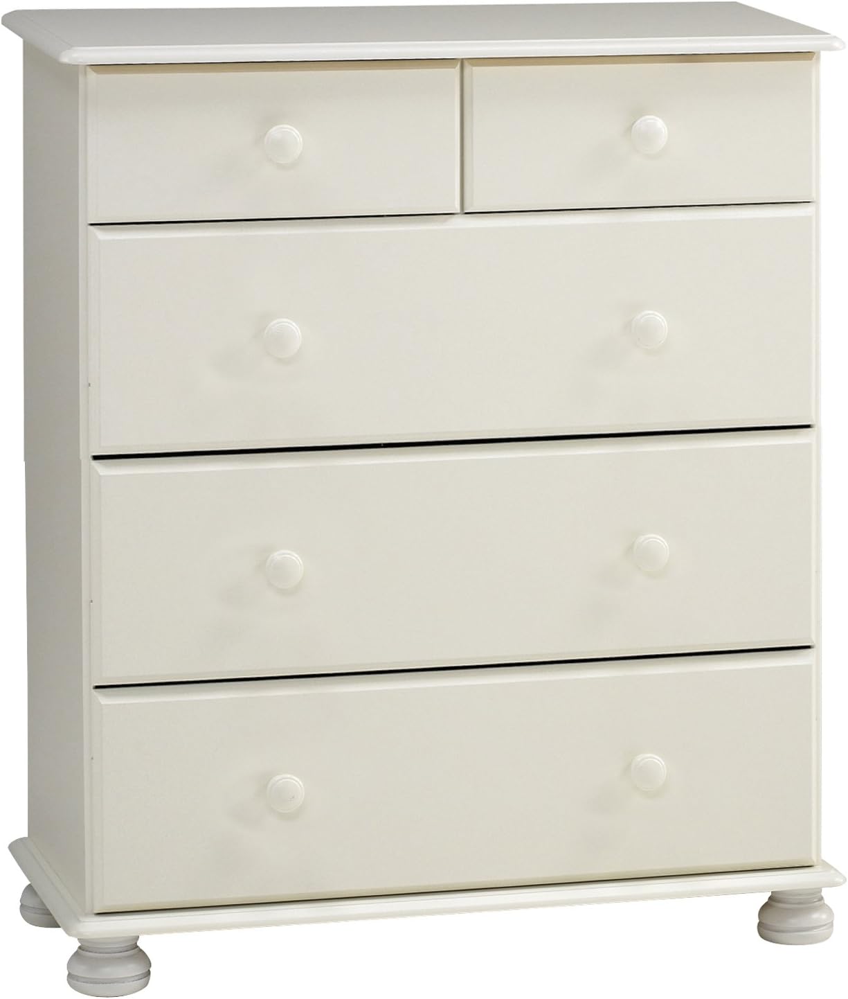 Steens Furniture Richmond 2 plus 3 Deep Chest of Drawers, White Amazon