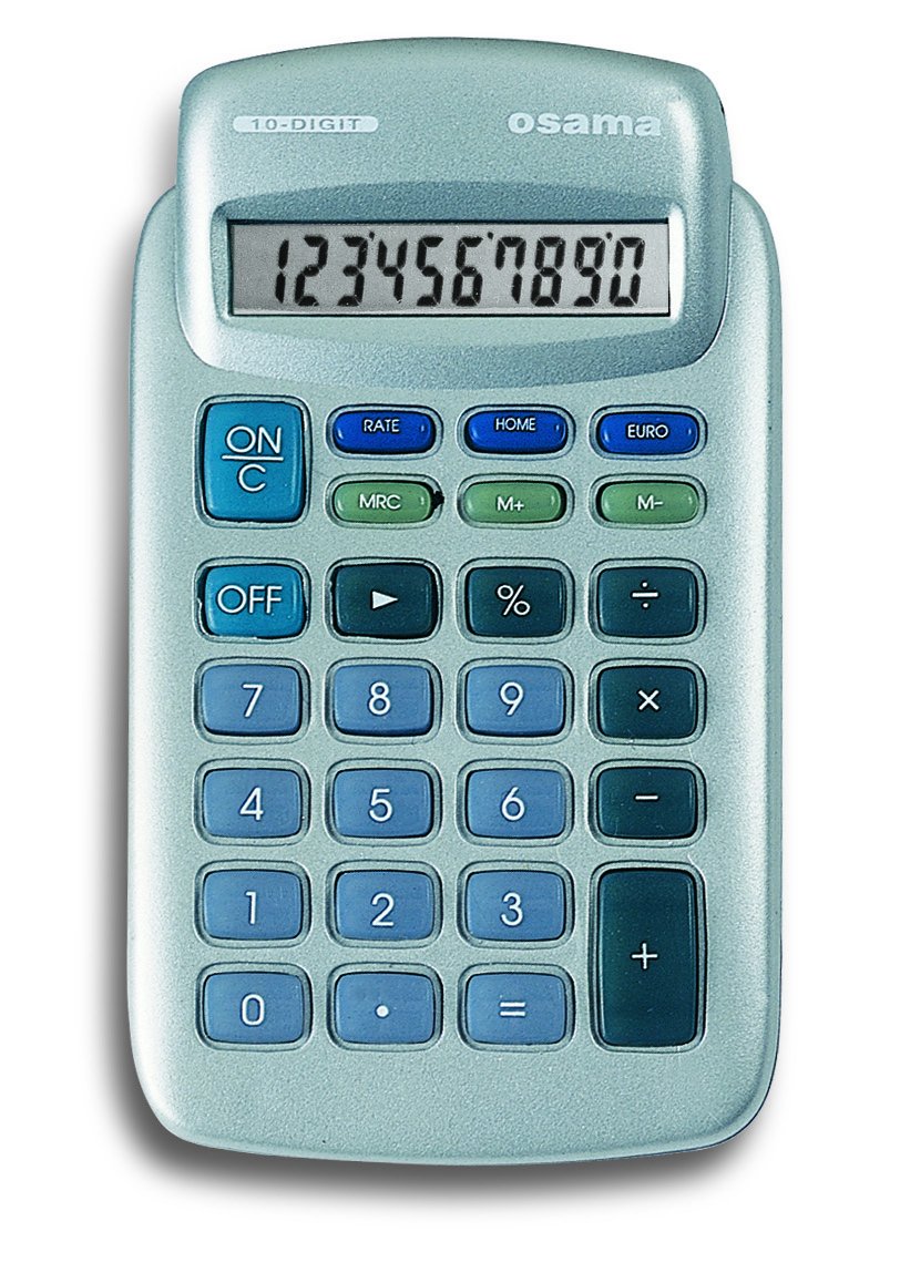 Calculator Design Soft, 10 Digits Metallic Silver โ image 1