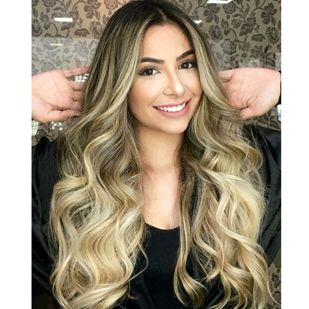 Buy Julius Thomson Black Roots Ombre Blonde Wig Best Synthetic