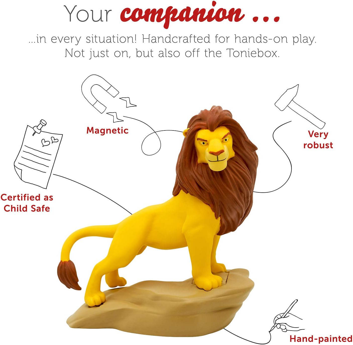tonies the Lion King Audio Character - Lion King Toys, Disney Audiobooks for Children, Medium - Image 4