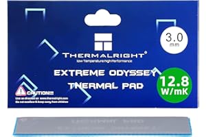 Thermalright Thermal Pad 12.8 W/mK, 120x20x3mm,High-Temperature Resistance Heat Resistance Non-Conductive,Silicone Thermal Pa