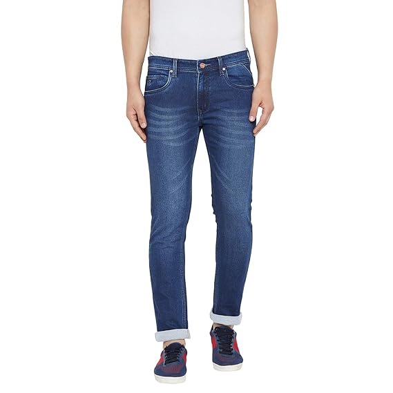 mid rise clean look jeans
