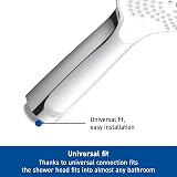 Duravit UV0650017010 Universal Shower Head Chrome White 3 Spray Types view 3