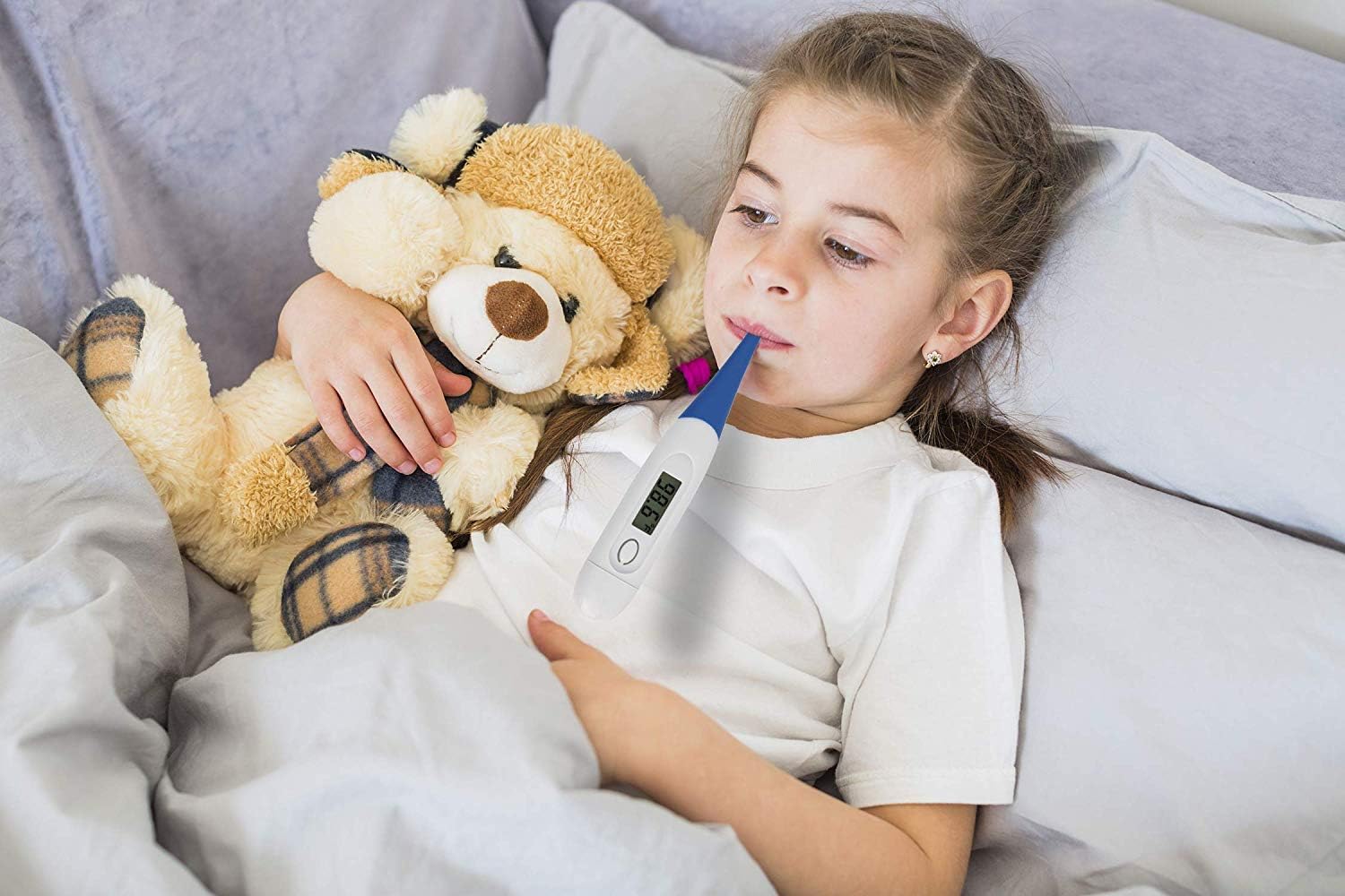 Thermometer, Digital Medical Thermometer for Baby Children and Adult Termometro - Fever Thermometer for Fever Accurate and Fast Readings - Oral and Rectal Fever Indicator for Children Adults & Babies: Health & Personal Care