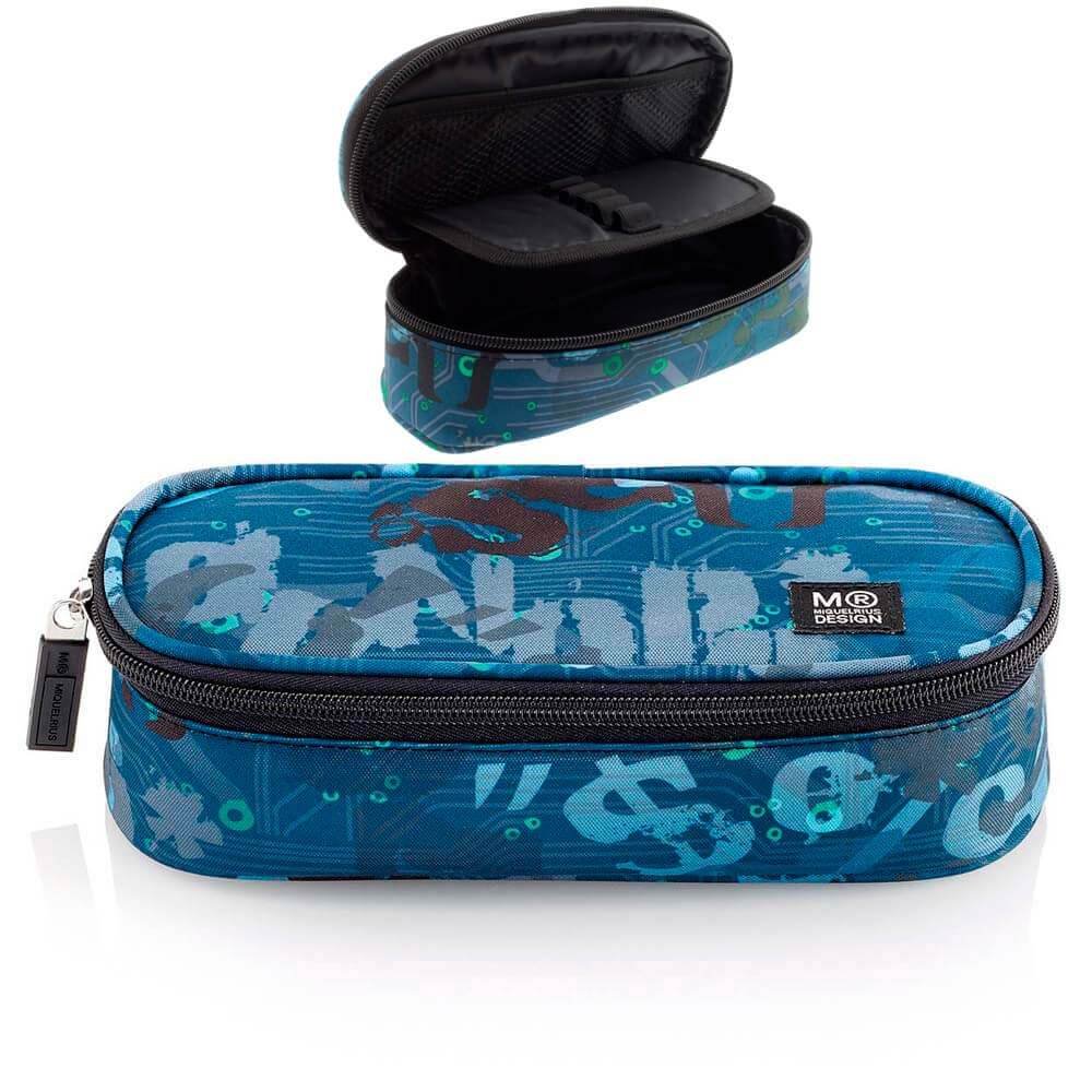 Miquelrius 16702 – Oval Pencil Case, 200 x 70 x 45 mm, Multi-Coloured