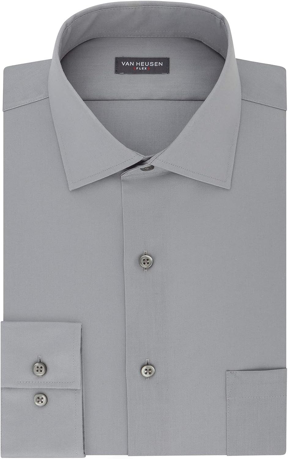 Van Heusen Men's BIG FIT Dress Shirts Flex Collar Stretch Solid (Big and Tall) at  Men’s Clothing store