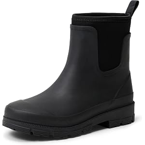 Amazon Essentials Women's Chelsea Ankle Rain Boot
