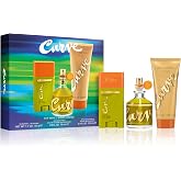 Curve for Men 3-Piece Fragrance Gift Set, 2.5 fl oz | Men's cologne gift set with deodorant &amp; aftershave balm. Spicy woody fragrance with fresh green notes.