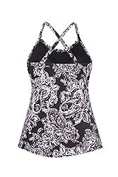 JINXUEER Women's Plus Size Flowy Swimsuit Crossback