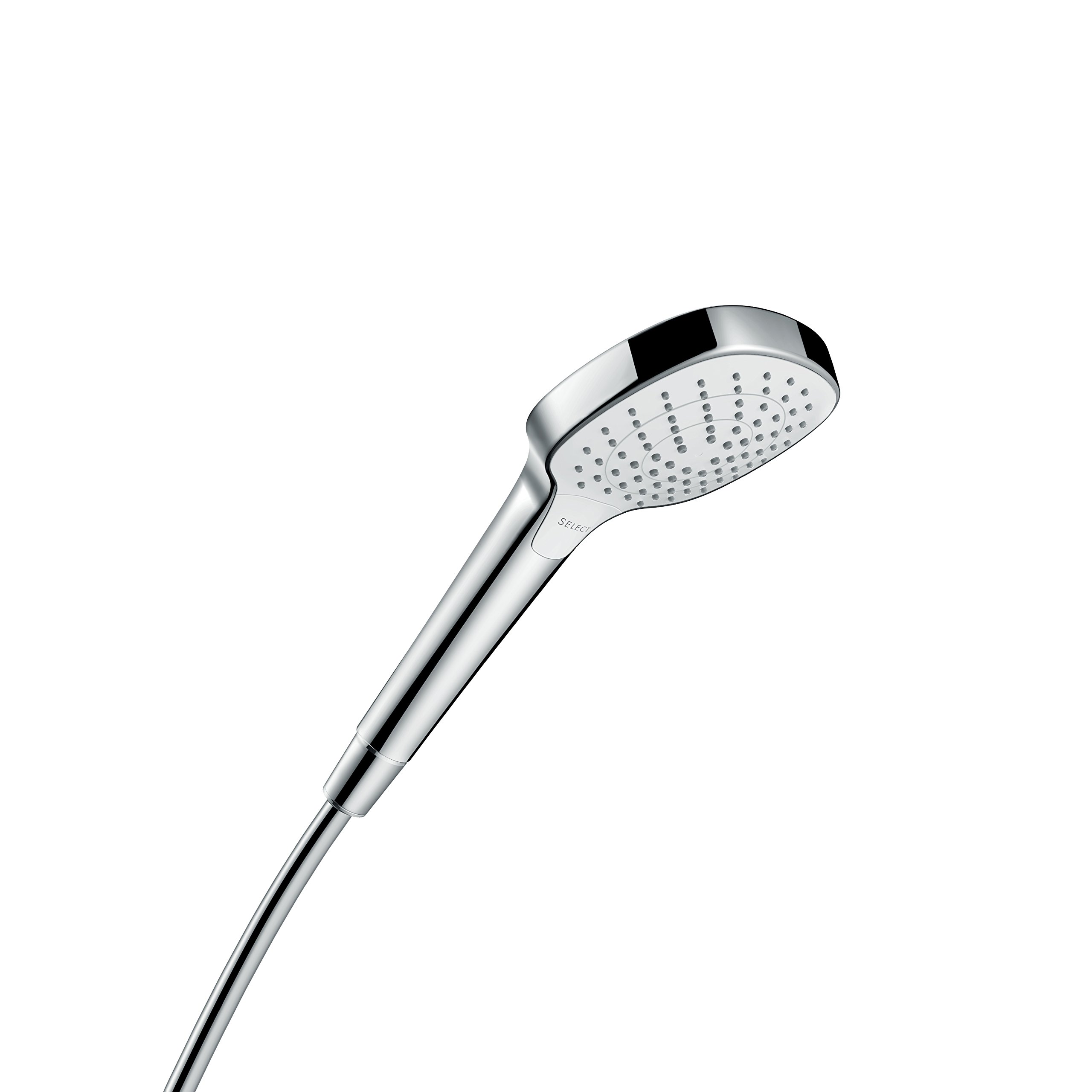 Hansgrohe MySelect 26671400 Hand-Held Shower Head for Bathroom White/Chrome