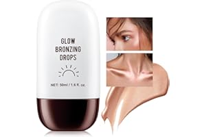 Boobeen Liquid Highlighter Makeup, Highlighter Bronzer Glow Illuminator for Face and Body Lightweight Blendable, Radiant Glow