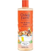 Childs Farm, Kids Hair &amp; Body Wash for Dry, Sensitive Skin, Organic Sweet Orange, Gently Cleanses, Vegan, Cruelty-Free, 16.9 fl oz