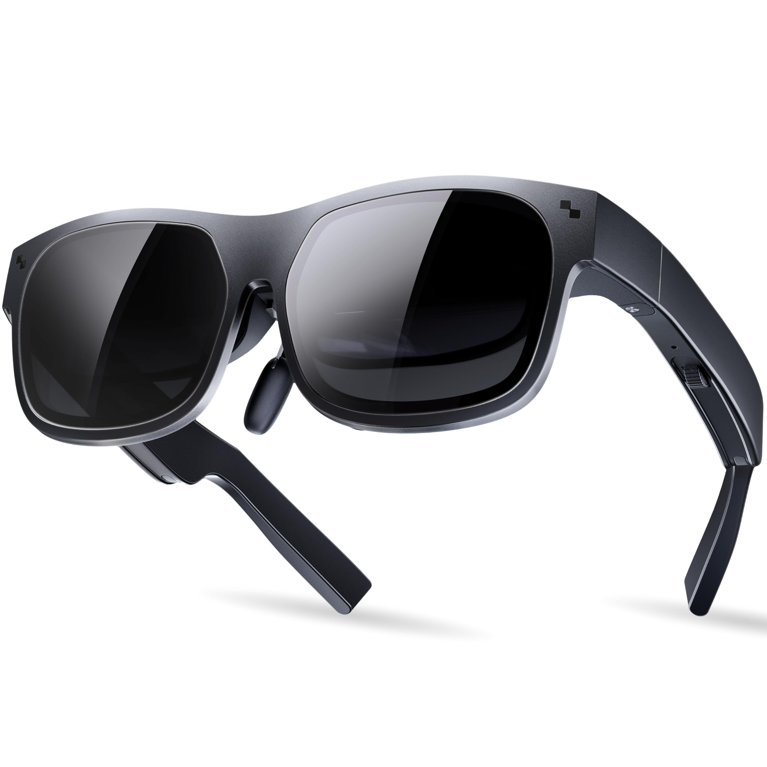 Photo 1 of AR Glasses, Smart Glasses with Massive 201 Inch Micro OLED Virtual Theater, 1080P, 3D Movie, 50° FOV, 400 nits Brightness, Support Stream, Game and Work on PC/Android/iOS/Consoles/Cloud