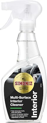 Simoniz Multi-Surface Car Interior Cleaner Spray 500ml Streak-Free