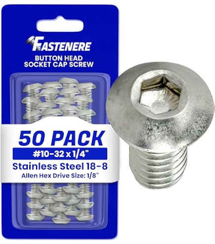 thumbnail image 2 of Hex Socket Button Head Cap Screw - Stainless Steel, Inch 2 of 12