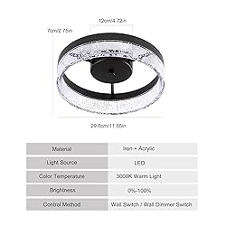 Jaycomey Modern LED Ceiling Light