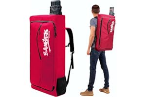 SAMICK SPORTS Archery Backpack Takedown Recurve Bow Case - Padded & Protective Storage Pockets for Gear & Accessories - Telescopic Arrow Tube - Authentic Archery & Travel Bag for Outdoors