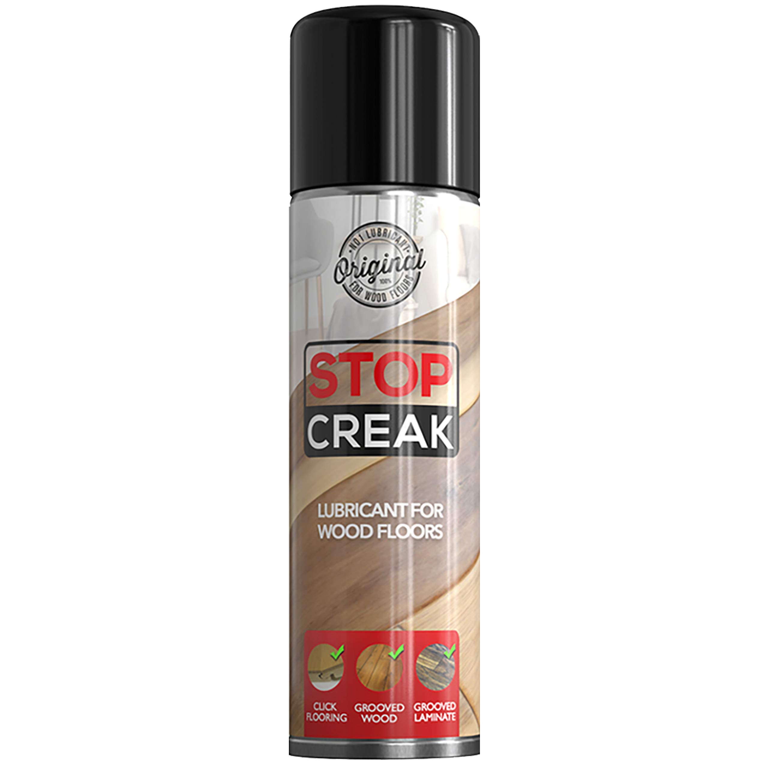 Stop Creak - Friction Reducer for Click System Wood and Laminate Floors - "As featured on Channel 4's Buy It Now"