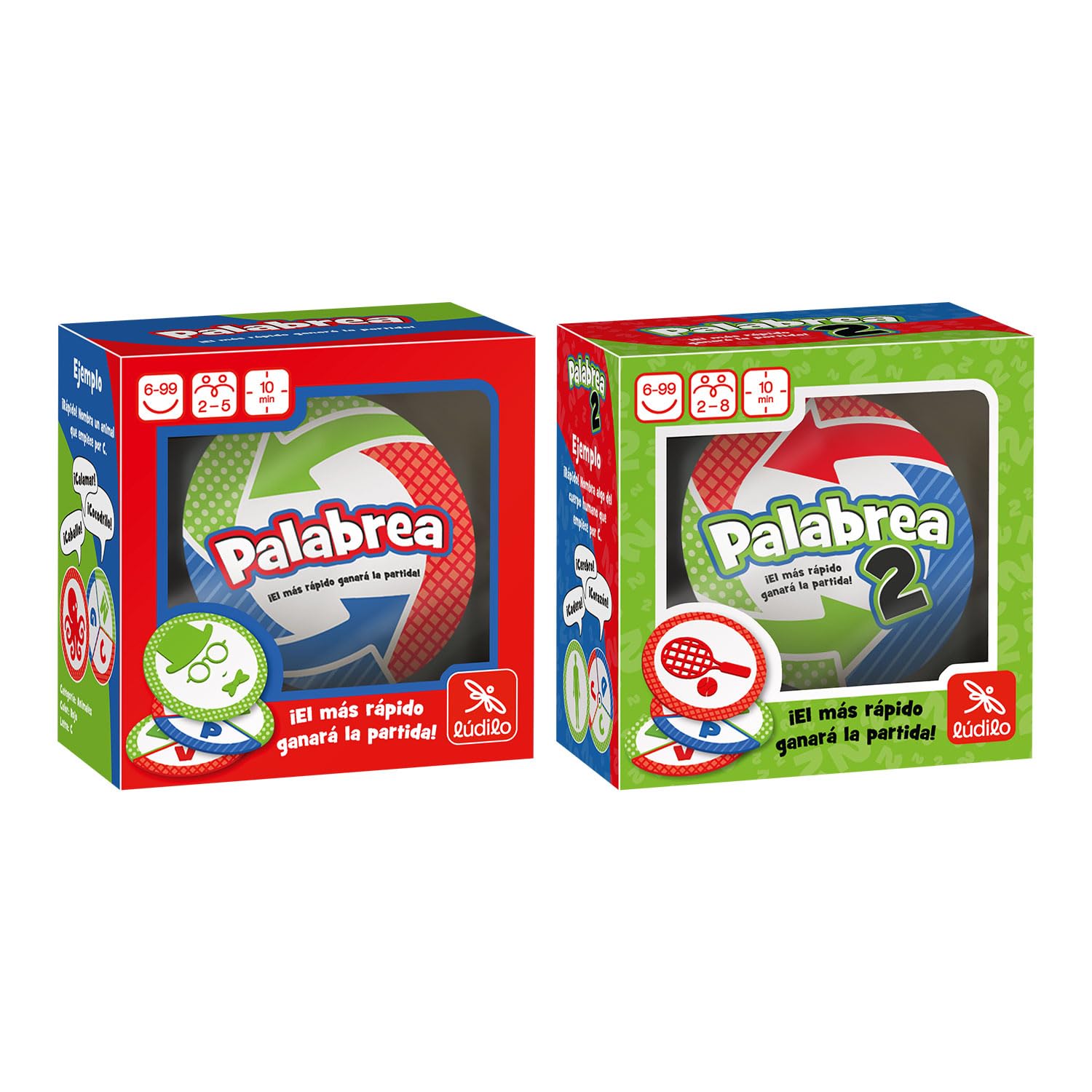 Ludilo - Word and Word 2 | Board Games for Children from 6 Years | Board Game | Educational Games from 6 Years | Games for Children from 6 Years | Children's Games