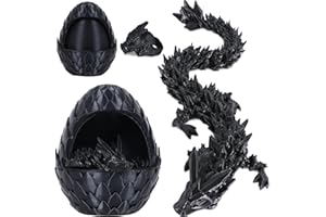 Œuf de dragon imprimé en 3D, œuf de Pâques avec dragon à l'intérieur, nacré pour panier de Pâques et cadeau d'anniversaire No