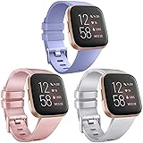 [3 Pack] Soft TPU Bands Compatible with Fitbit