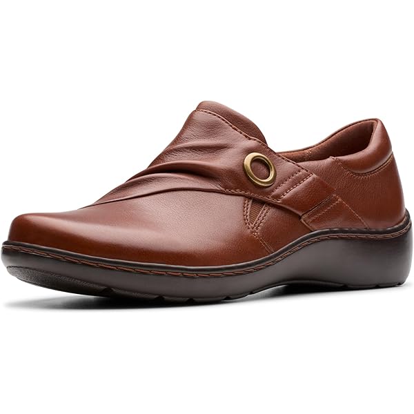 Amazon.com | Clarks Women's, Un Loop Ave Slip-On Brown