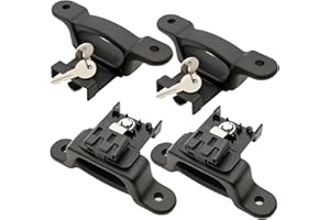 LEIMO KPARTS F150 F250 F350 Boxlink Tie Down Anchors Cleats Bed Tie Downs for Ford 2015-2021, Replaces for Ford FL3Z-99000A64-B Bed Cleats Box Link Kit (4 Pack)