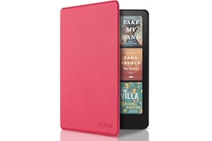 CoBak Case for Kindle Paperwhite 12th Gen 2024 (7") & Kindle Colorsoft Signature Edition - All New PU Leather Cover with Auto