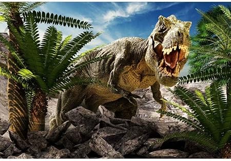 Amazon 新しい恐竜の背景7x5ft中生代の恐竜の写真の背景子供の恐竜の誕生日パーティーの装飾男の子の誕生日写真撮影学校のイベント恐竜の 背景デジタルスタジオの小道具 バックペーパー 背景布 通販